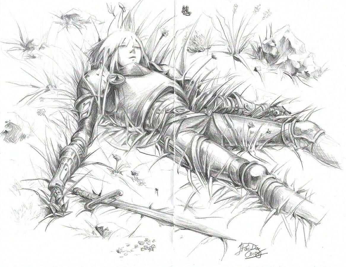 graphite on paper